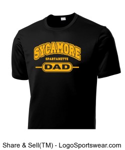 Sycamore Dad athletic shirt Design Zoom