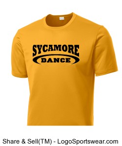 Sycamore Dance fan athletic shirt Design Zoom
