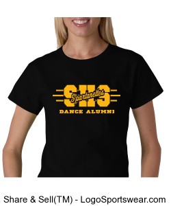 SHS Spartanettes Alumni t-shirt Design Zoom